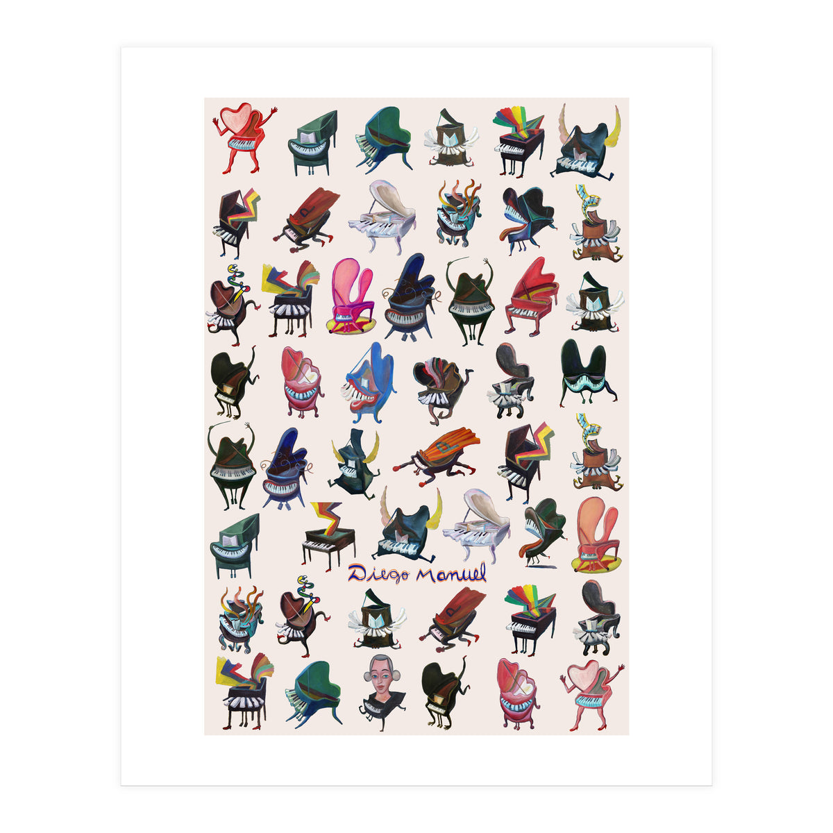 Pianos Pianos (Print Only)