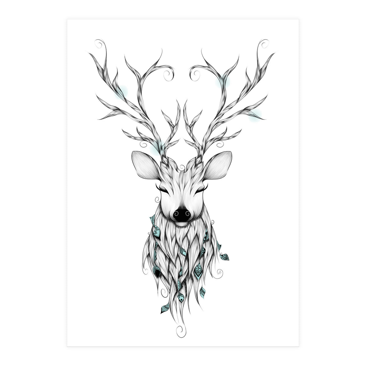 Poetic Deer (Print Only)