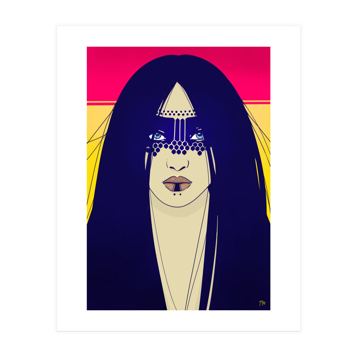 Tribal Lady (Print Only)