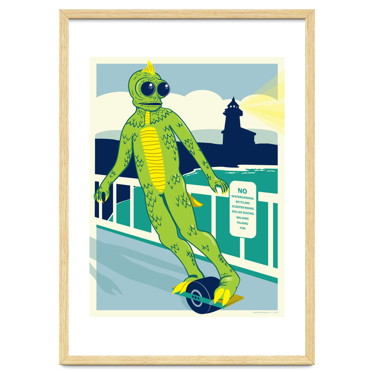 Sleezstak riding One Wheel