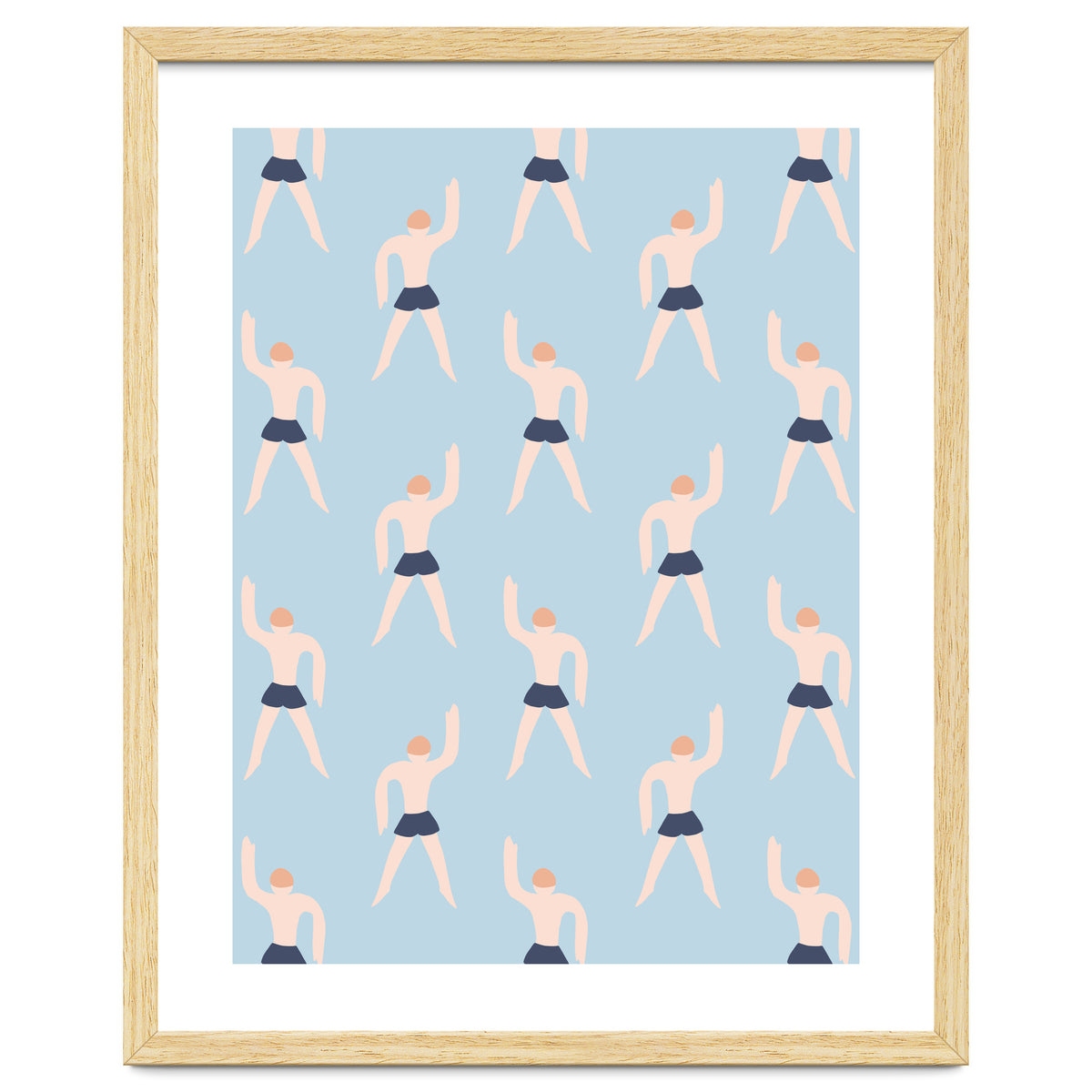Swimming Boy Pattern