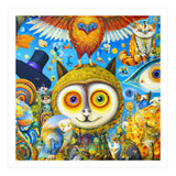 Chaotic and Colorful Fantasy Creatures Art Print (Print Only) thumbnail