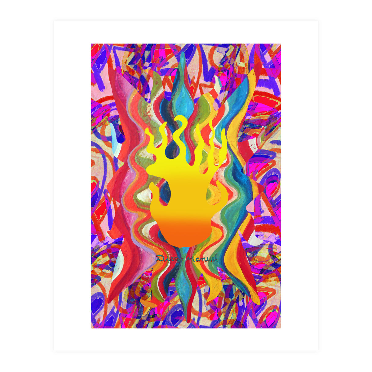 Fuego Y Graffiti 26 (Print Only)