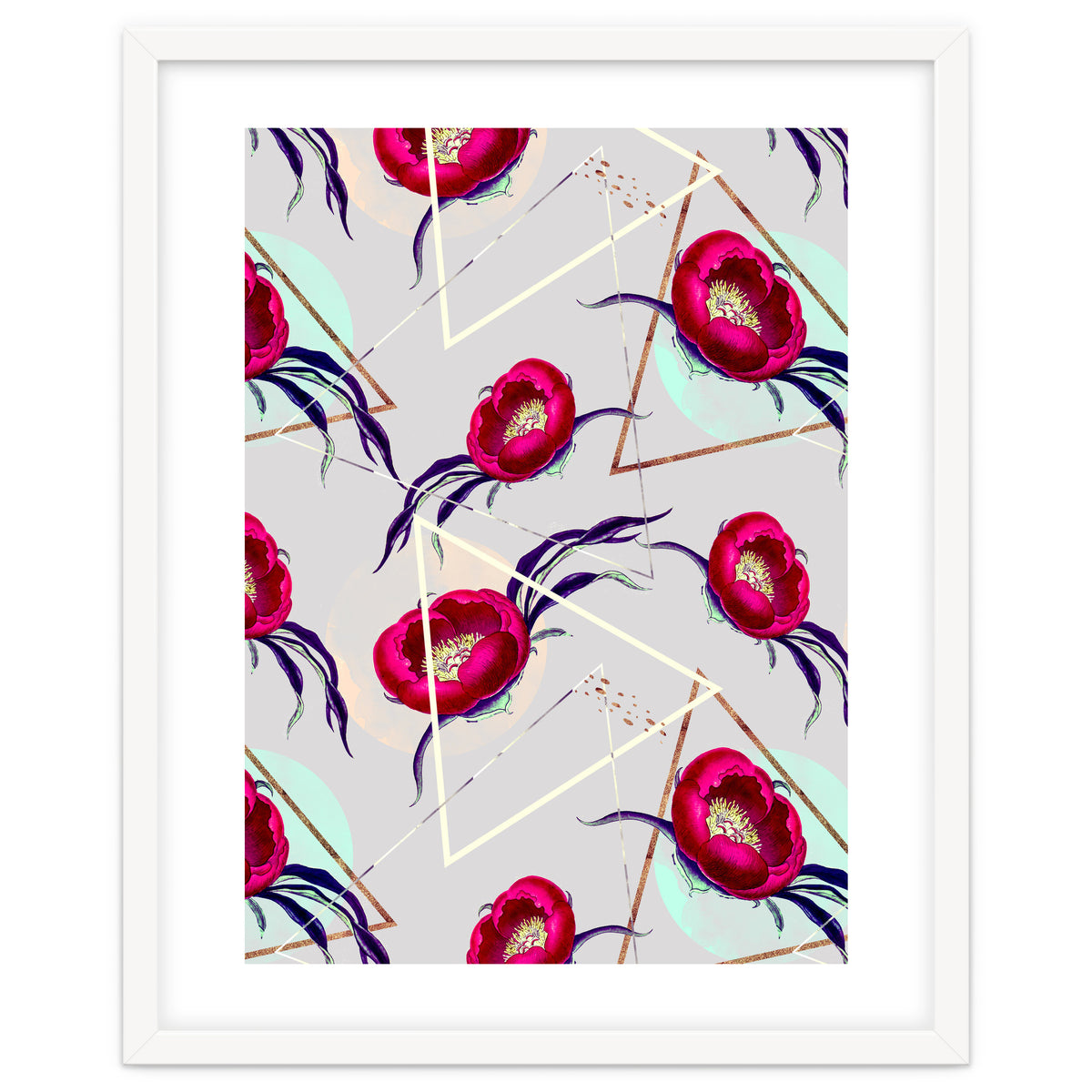 Flowery blooming with geometric II