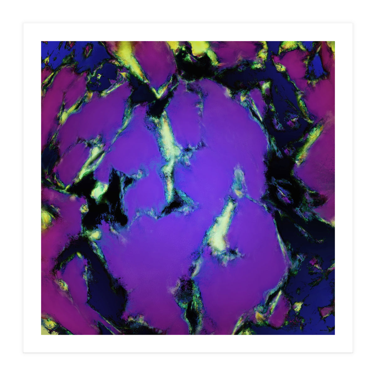 Soft Blue Shatter (Print Only)