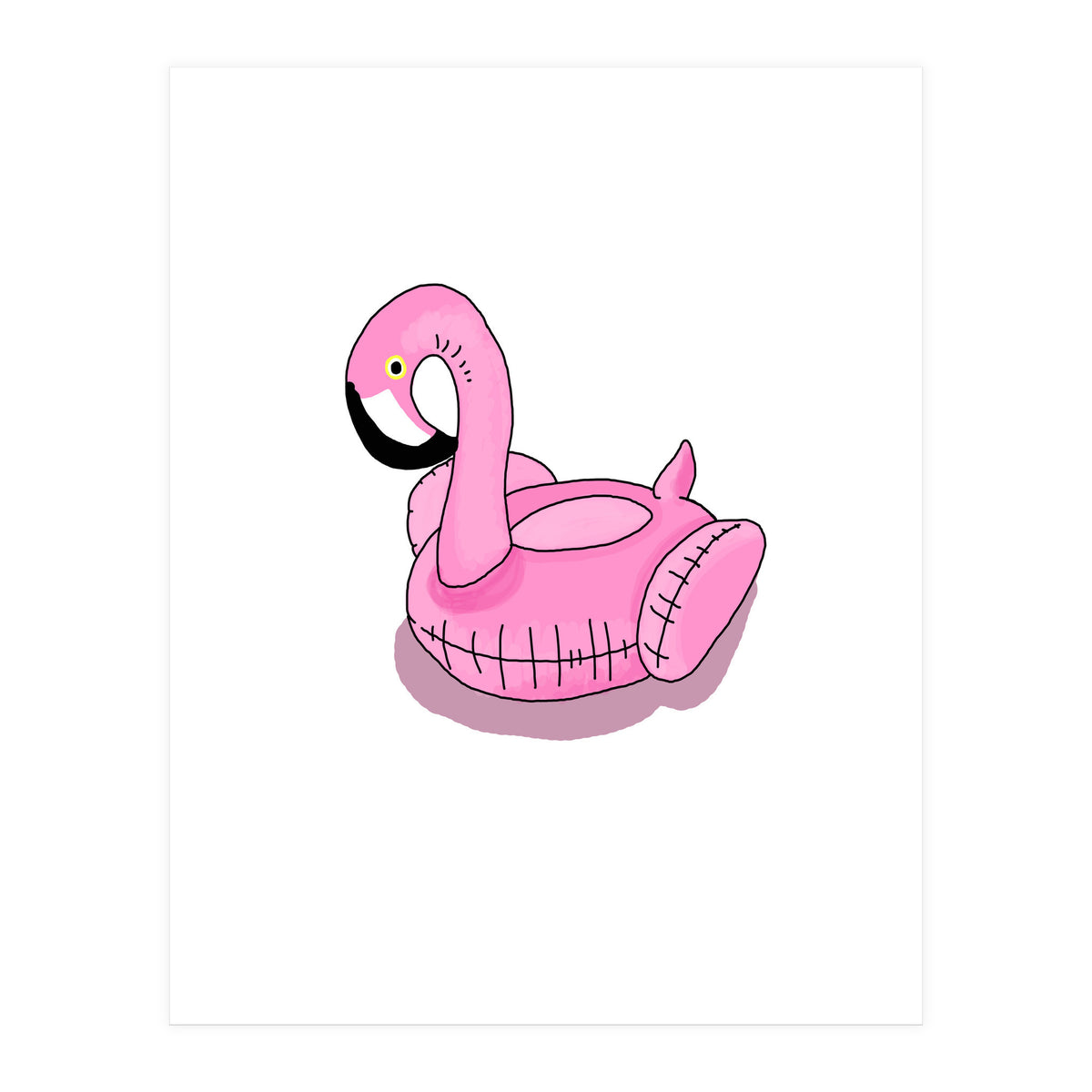 Pool Float Flamingo (Print Only)