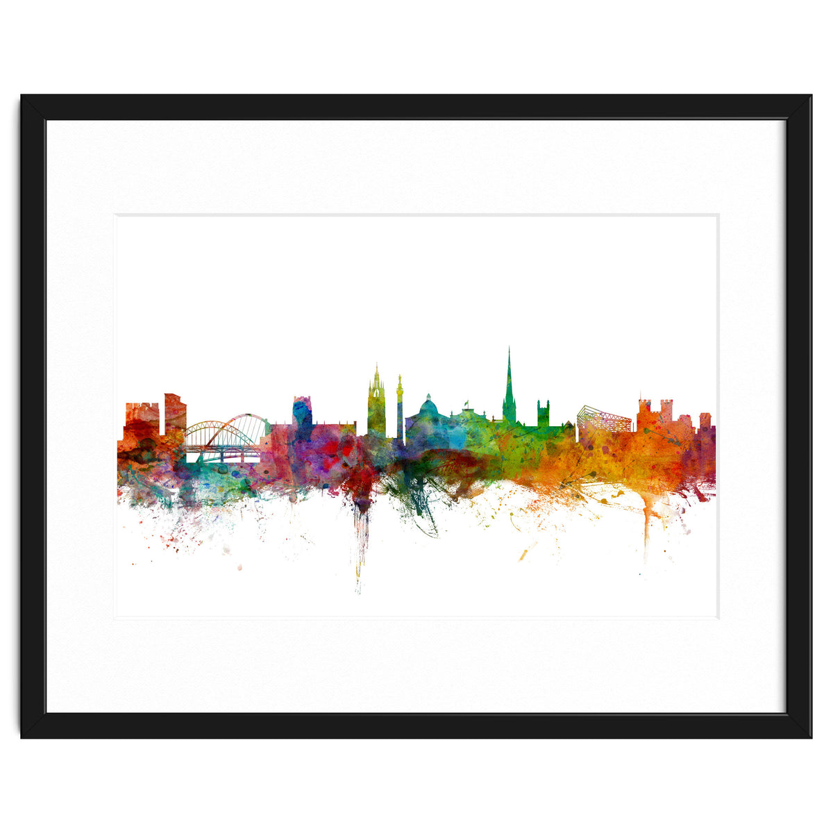 Newcastle England Skyline