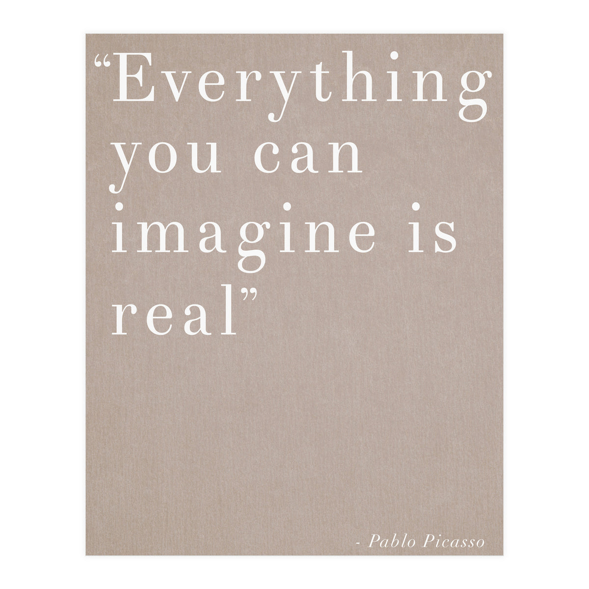 Everything You Can Imagine By Picasso (Print Only)