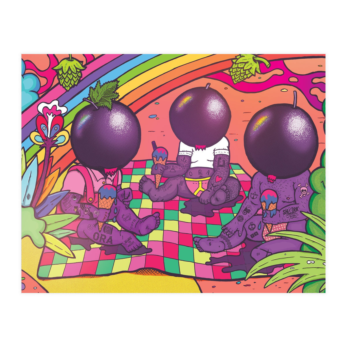 Blackcurrant Sor-Bae Fruited Sour Beer 4.5% Abbeydale x ORA Brewery (Print Only)