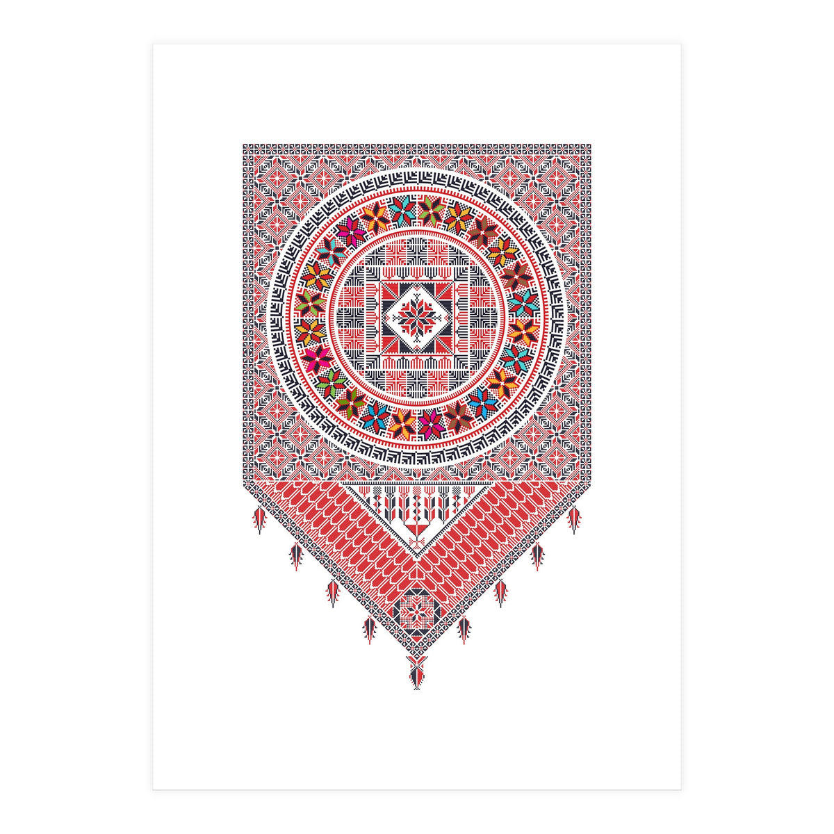 Tatreez Ornament 23 (Print Only)