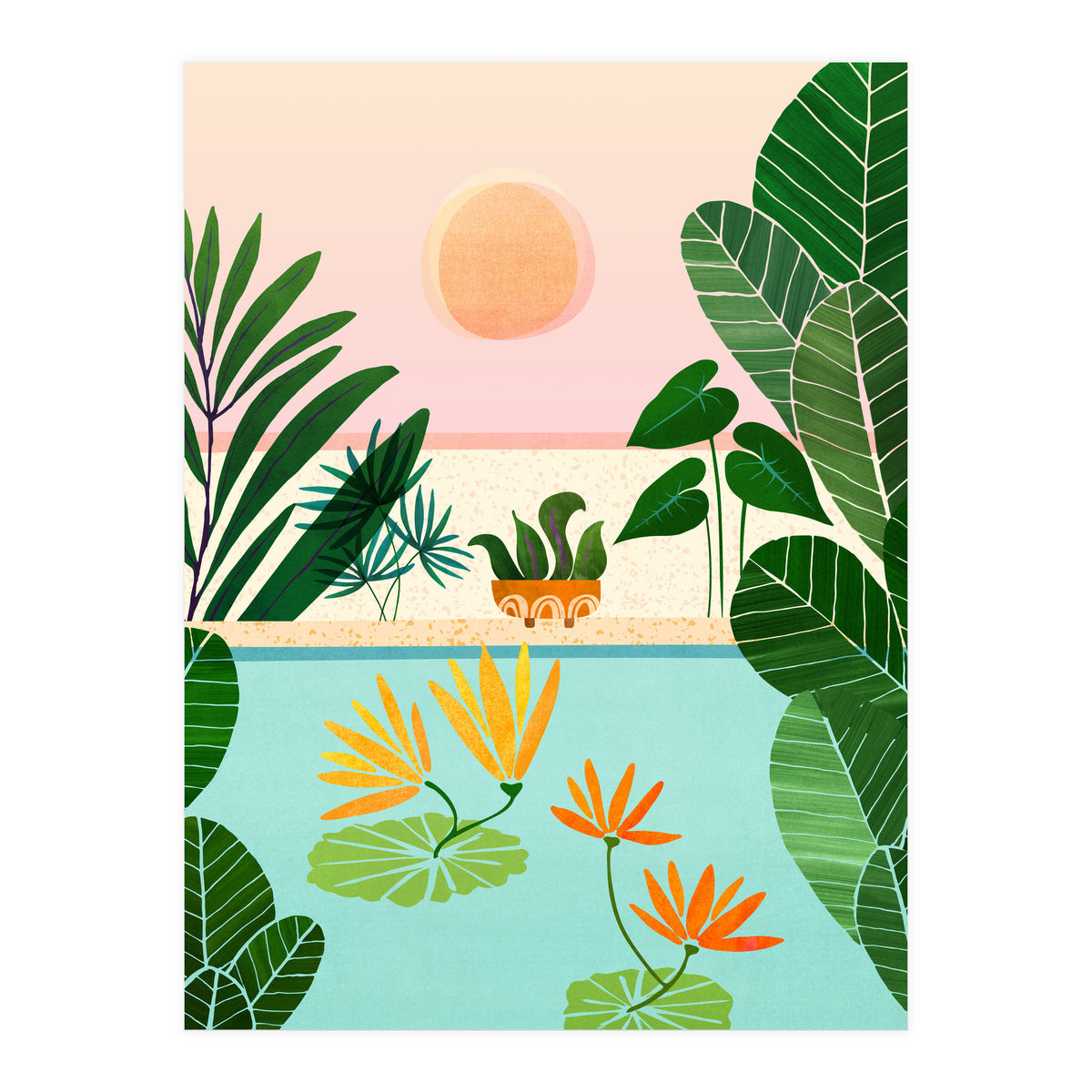 Shangri La Sunrise (Print Only)