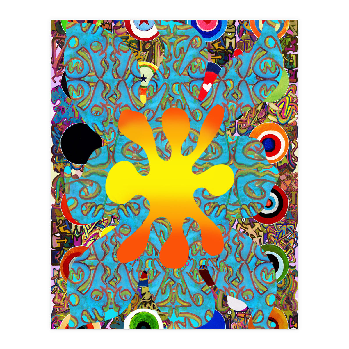 Fuego Y Graffiti 75 (Print Only)