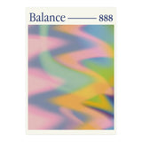 Angel Numbers \\ 888 Balance \\ Color Aura (Print Only) thumbnail