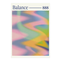 Angel Numbers \\ 888 Balance \\ Color Aura (Print Only)