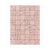 My Favorite Geometric Patterns No.2 - Pale Pink (Print Only) thumbnail