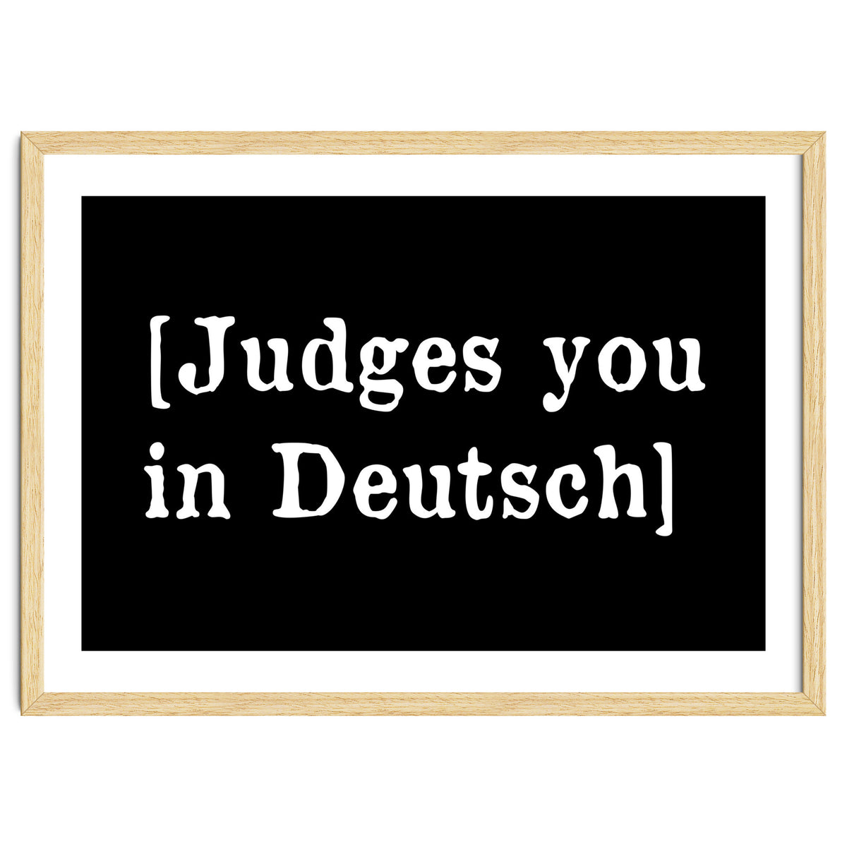 Judges You In Deutsch