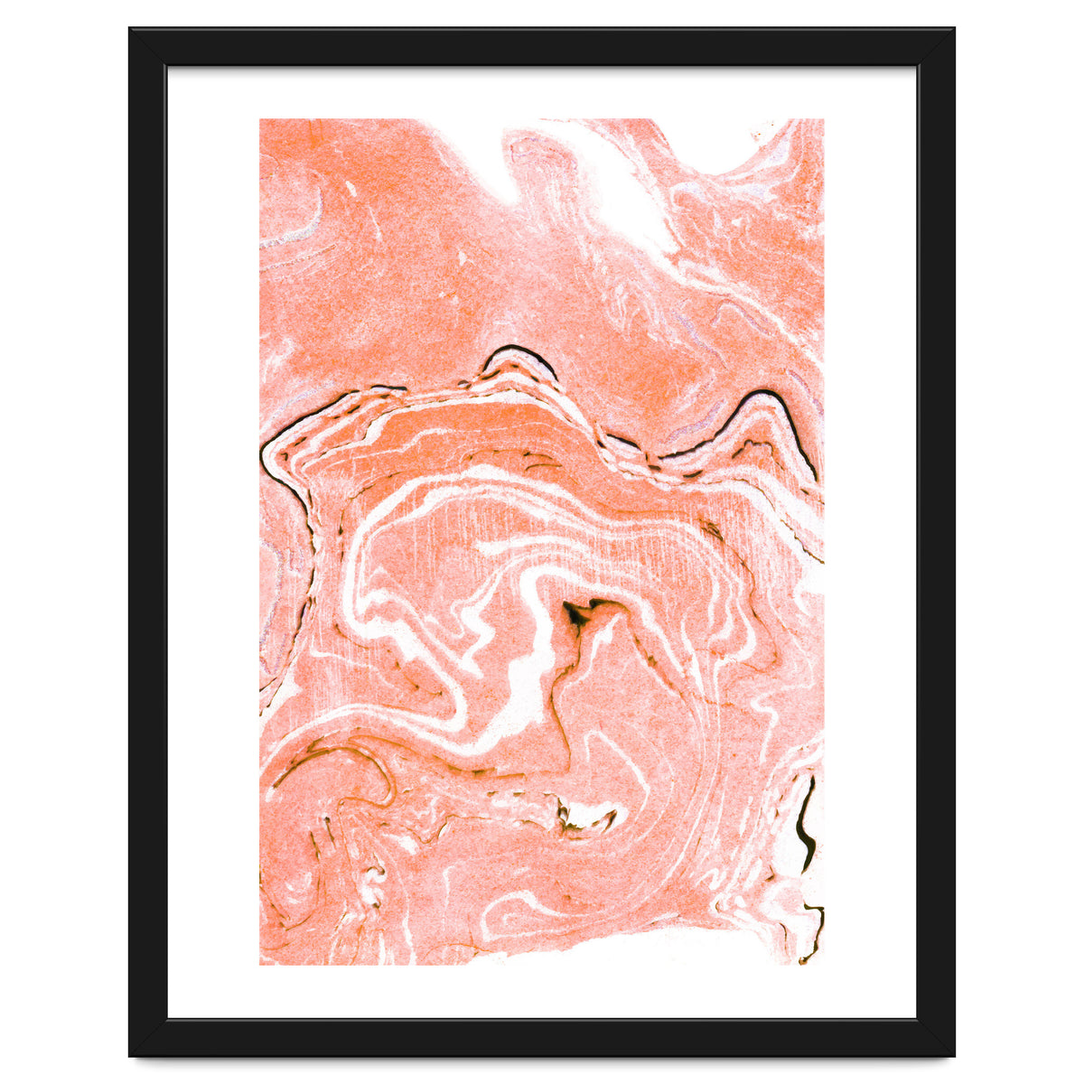 Coral Blush Marble