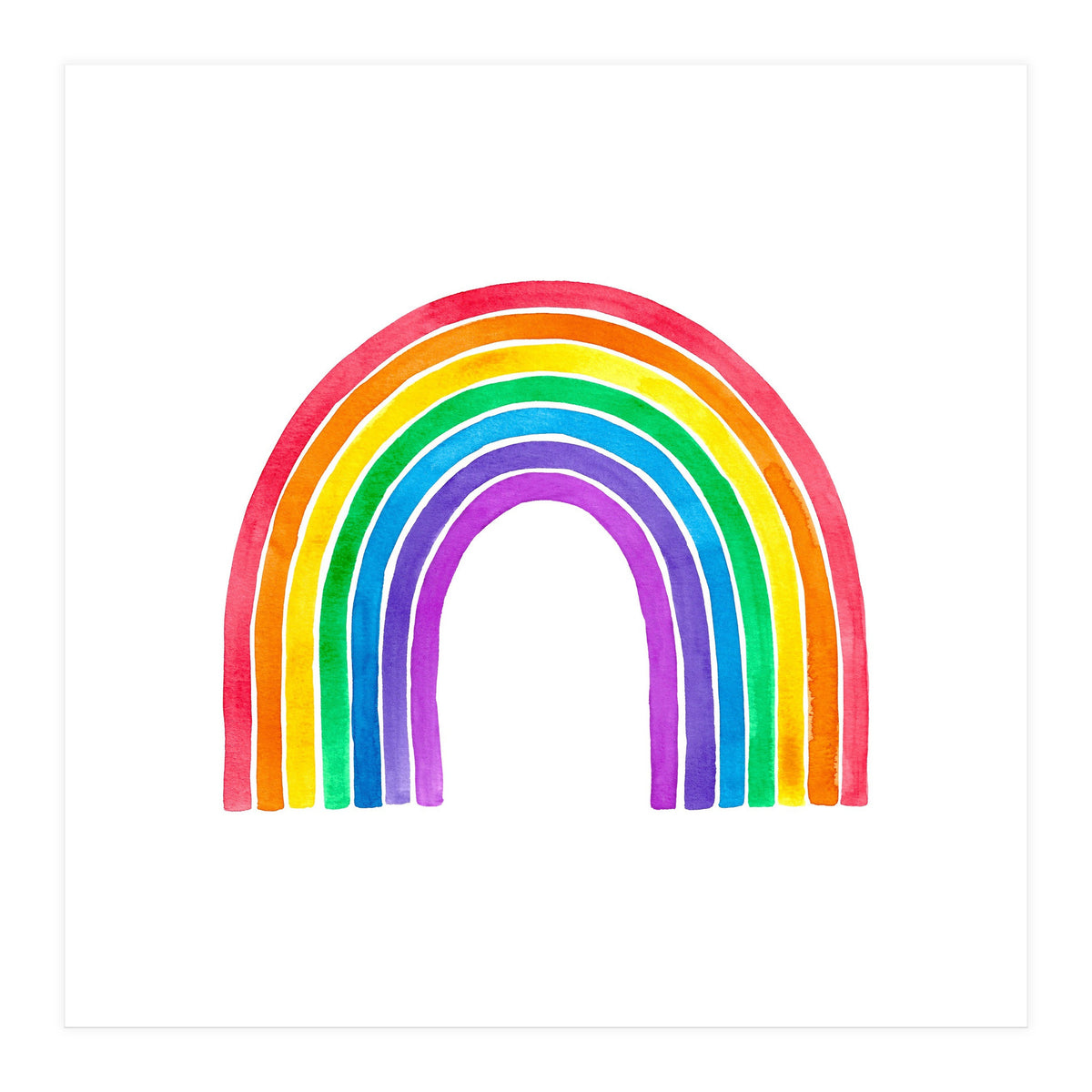 Watercolour Rainbow (Print Only)