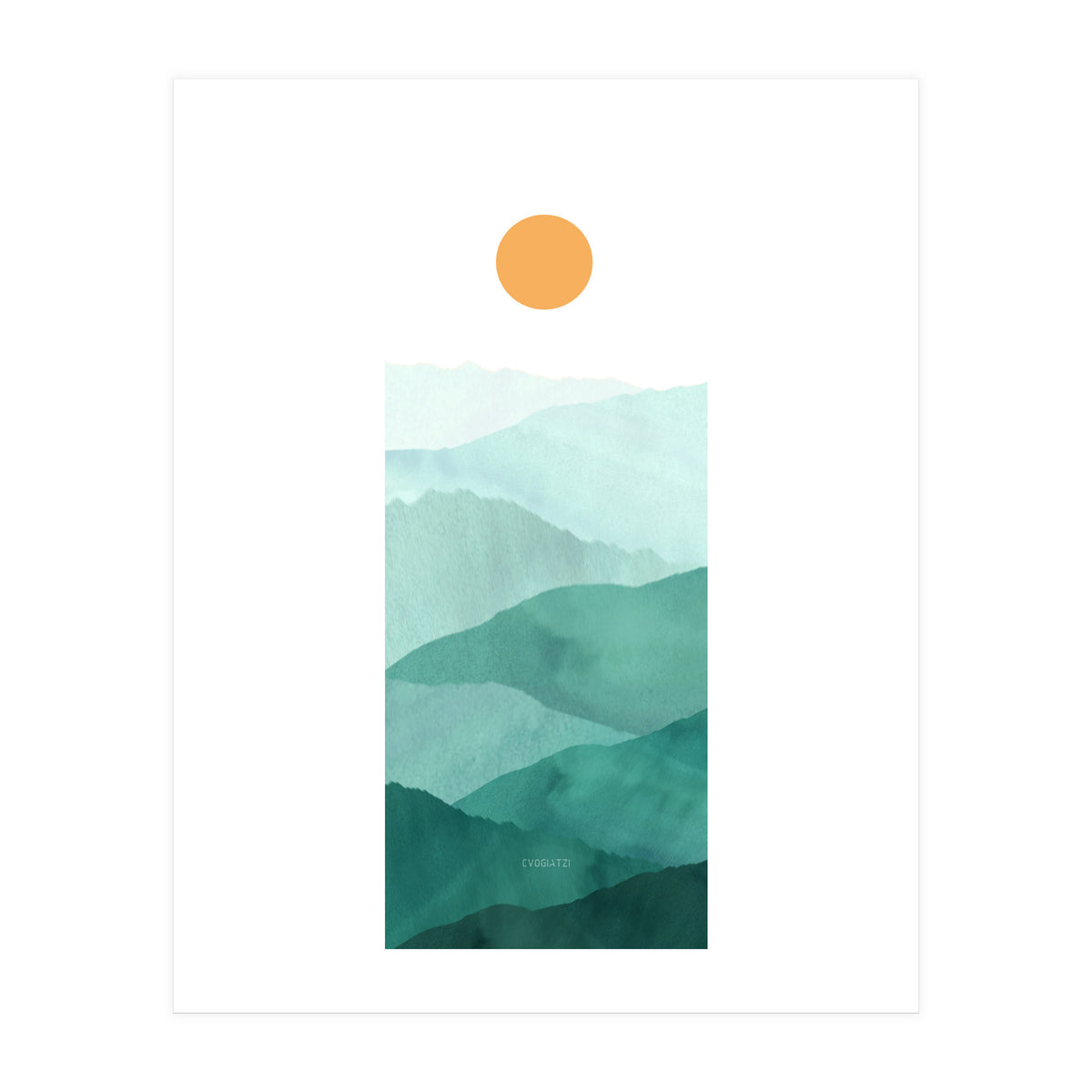 Waves of a sunset (Print Only)
