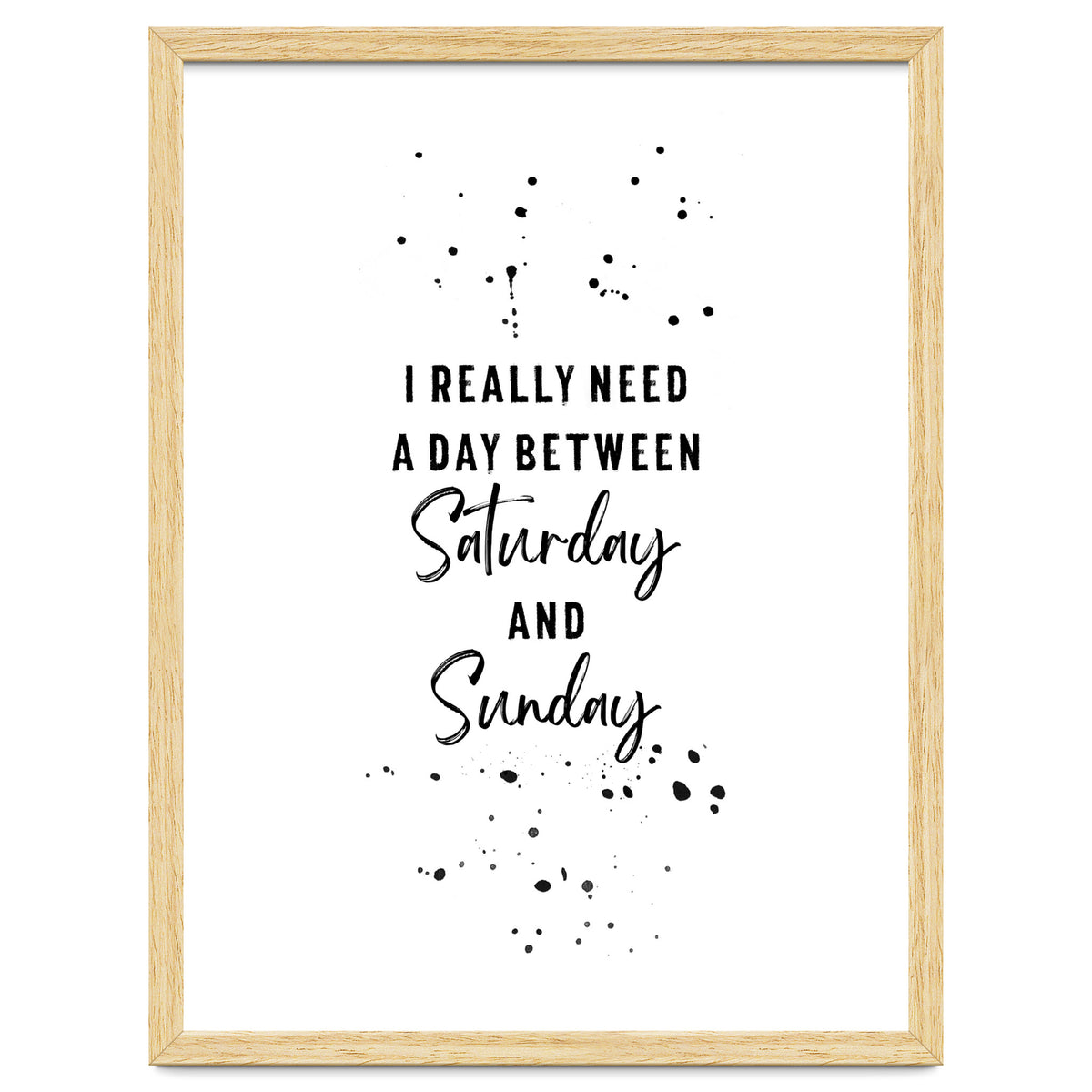 Day between Saturday and Sunday