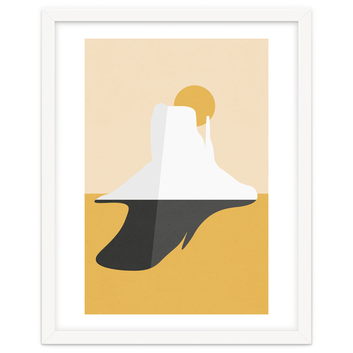 Abstract Mesa - Golden Desert