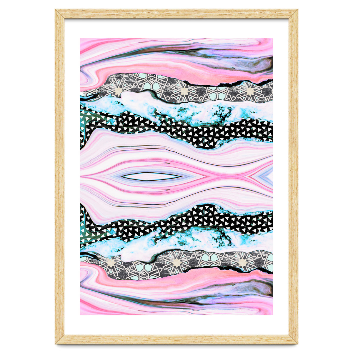 Abstract shapes of marble and patterns