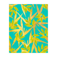 Gold & Teal Florals (Print Only)