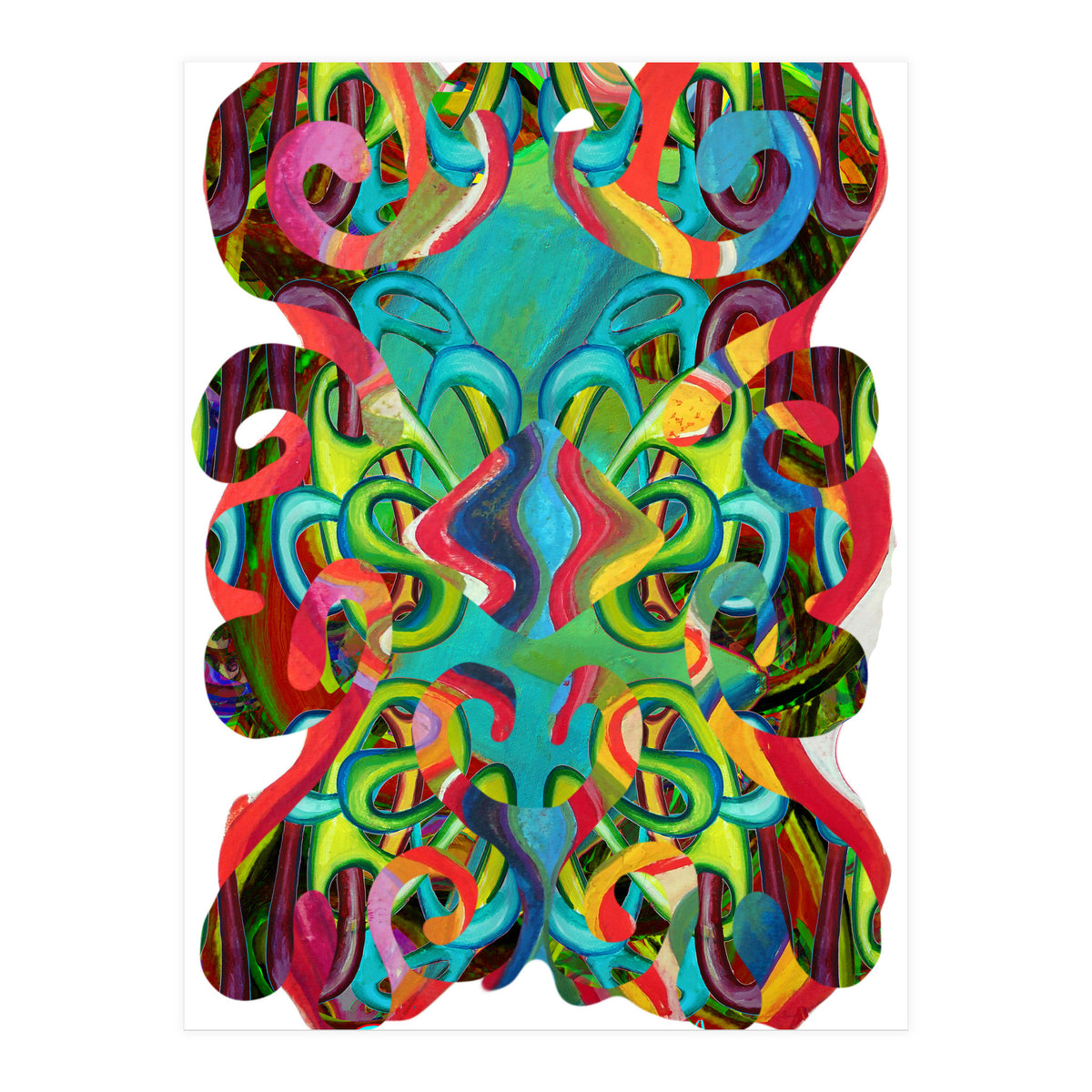 Pop Abstract Asimetrico 23 Copia (Print Only)