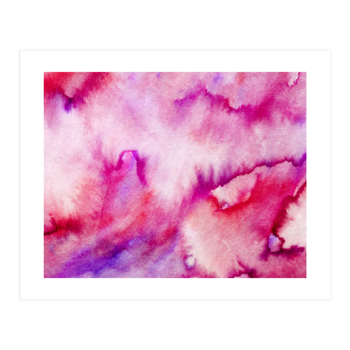 Watercolor magenta tie-dye (Print Only)
