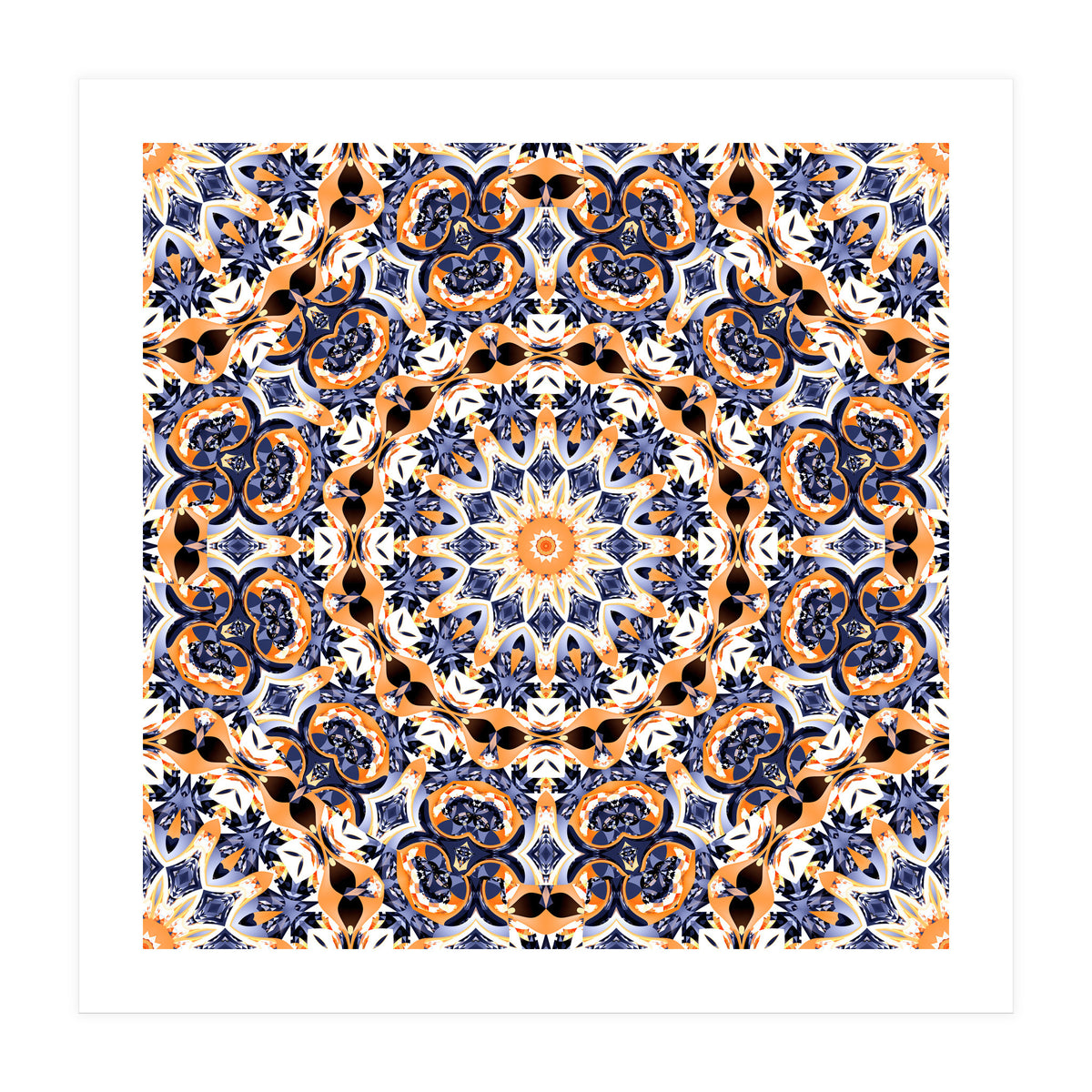 Abstract Mandala Pattern (Print Only)