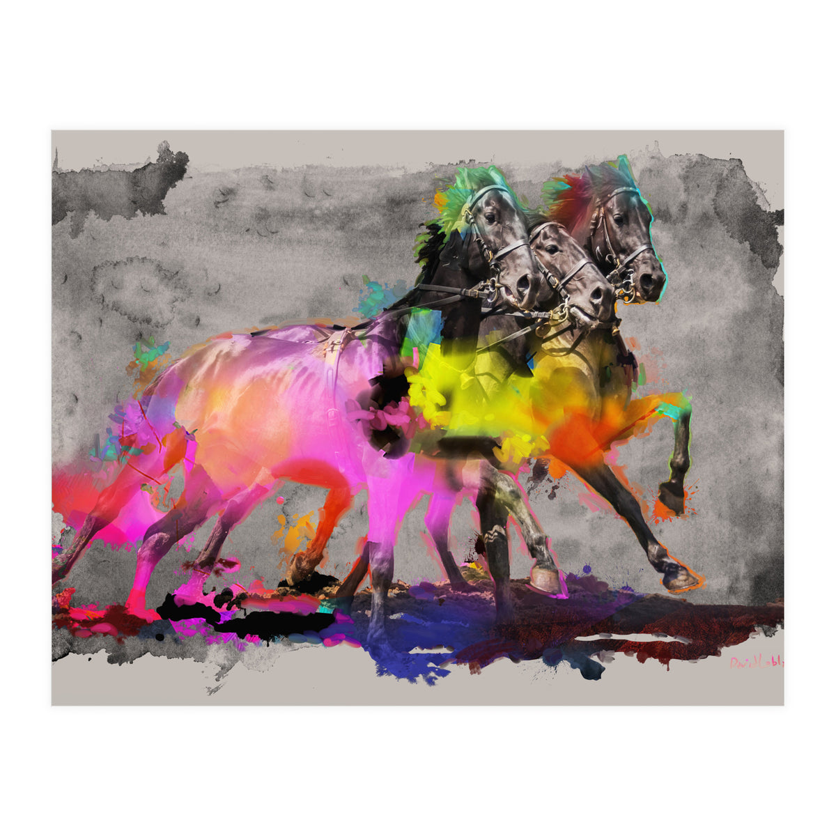 Horsesrunning03 Artrage 01 (Print Only)