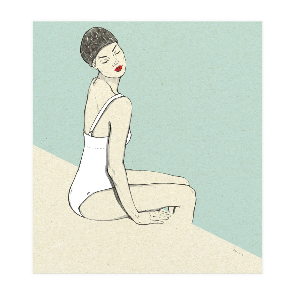 Plywaczka100x70 (Print Only)