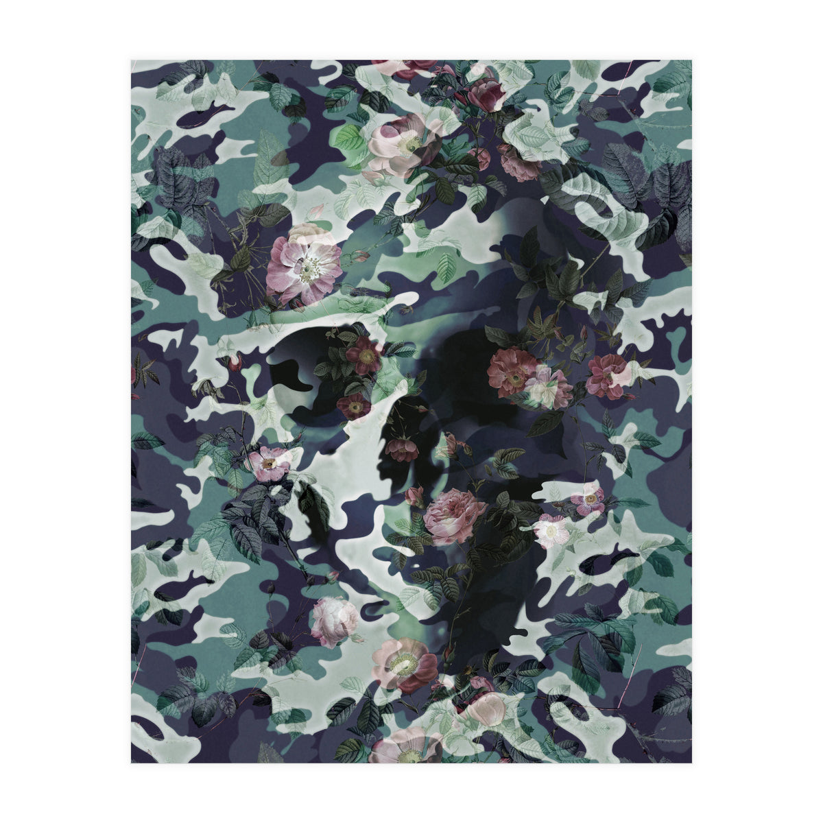 Camo Skull (Print Only)