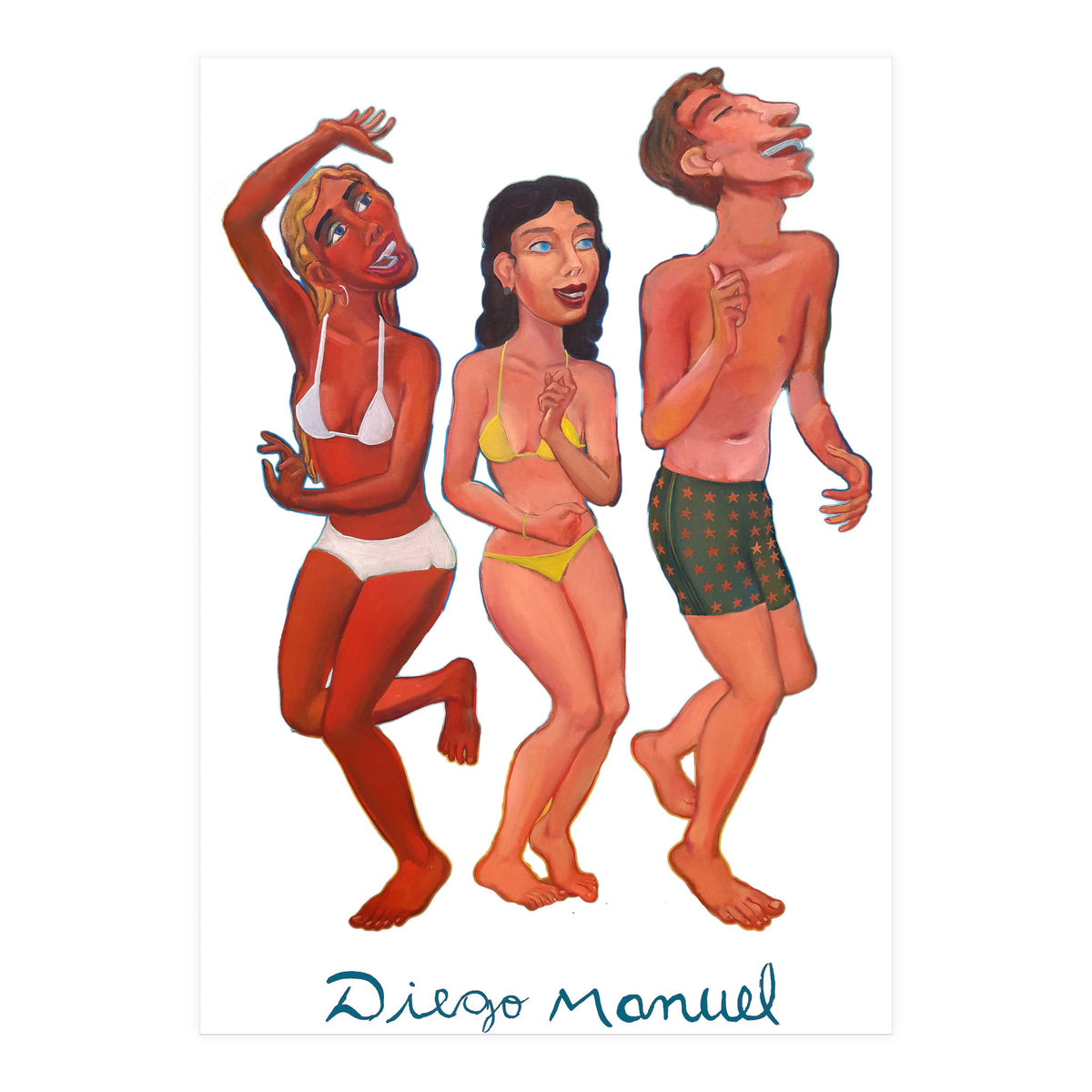 Bailando En La Playa 9 (Print Only)