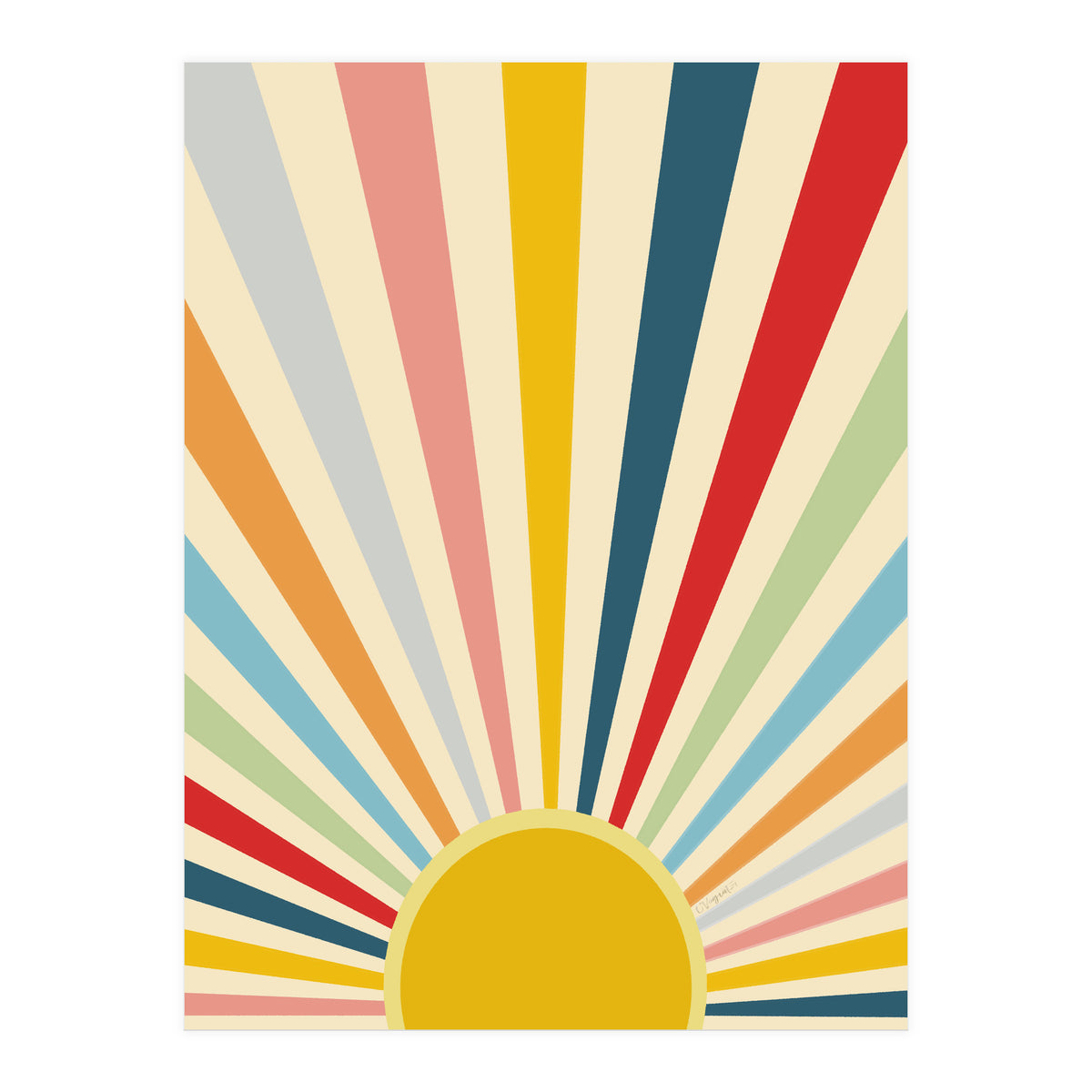 Sun Shines Inside You (Print Only)