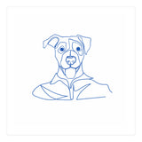 One Line Art Dog  (Print Only) thumbnail