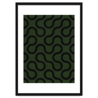 My Favorite Geometric Patterns No.33 - Deep Green