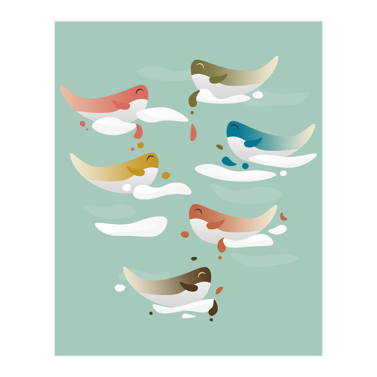 Whales fly in 1970 (Print Only)