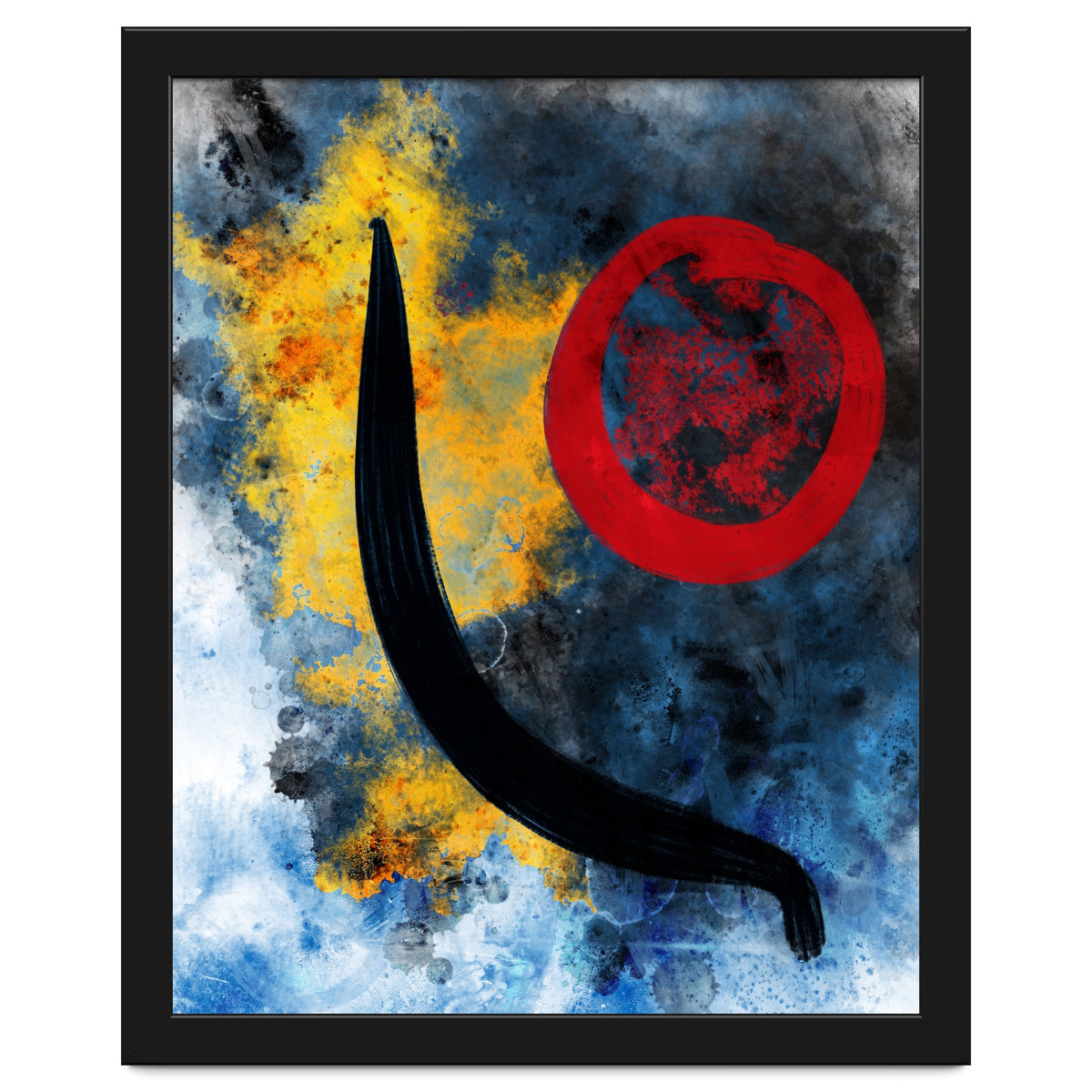 Abstract Calligraphy in the universe