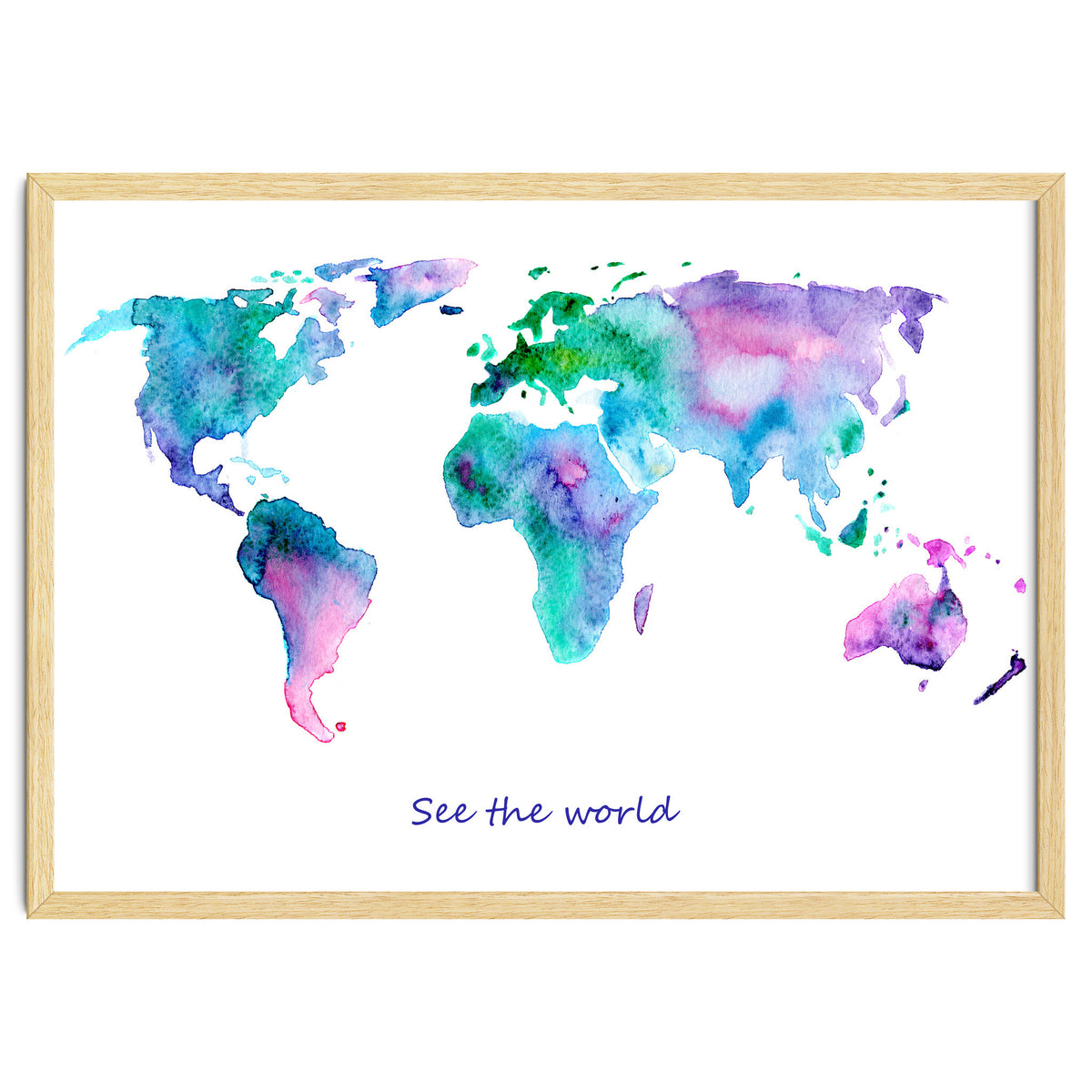 See the world || watercolor