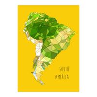 SOUTH AMERICA – Yellow  (Print Only)