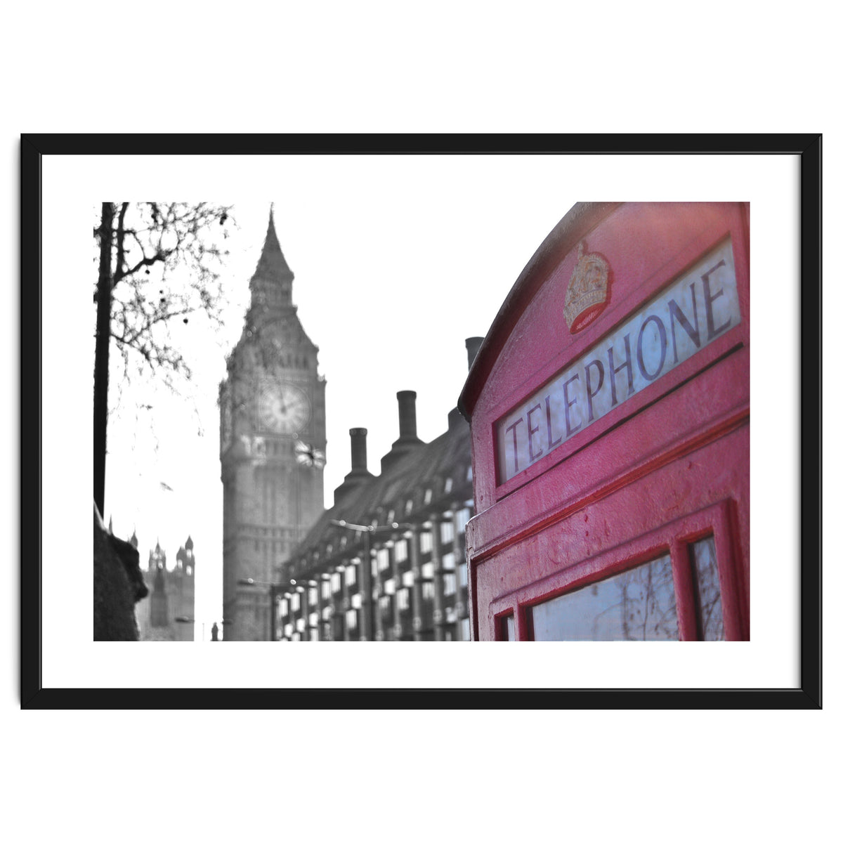 London Big Ben Red Phone Booth