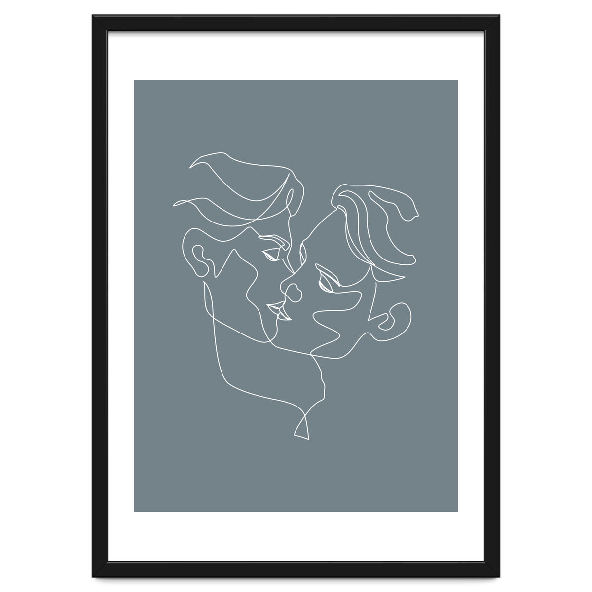 gay love line art-blue