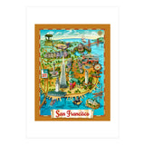 San Francisco Map Illustration (Print Only) thumbnail