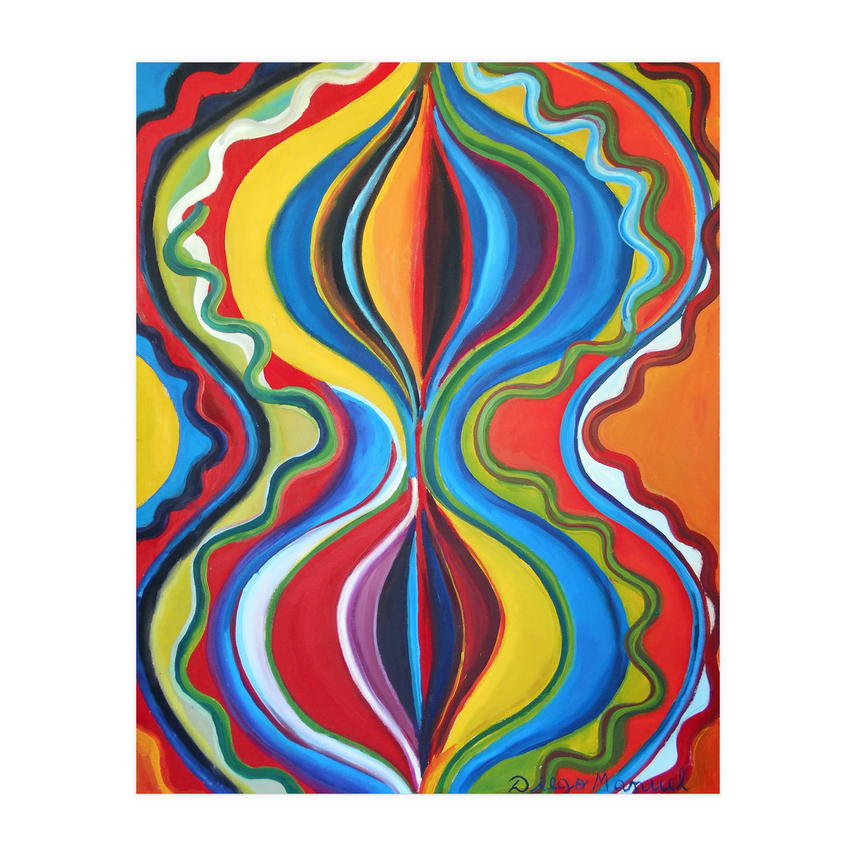 Graffiti Con Dos Centros (Print Only)