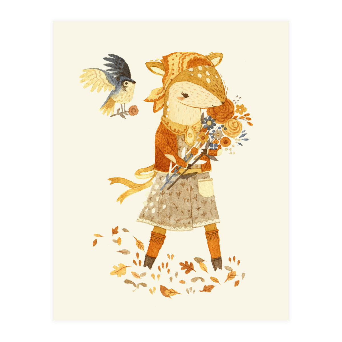 Dakota The Daisy Deer (Print Only)