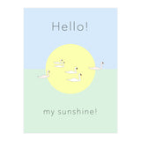 Hello! my sunshine! - Swan moon and Sun (Print Only) thumbnail
