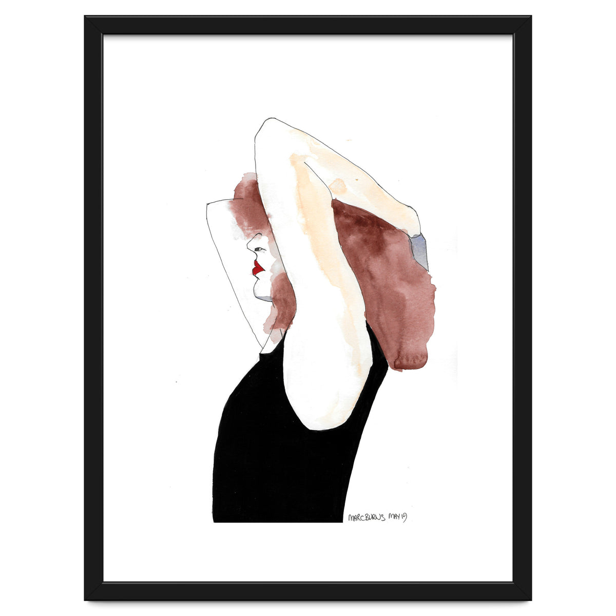 Untitled #6 - Woman in a black vest