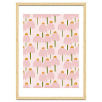 Pastel Pink Flower Pattern