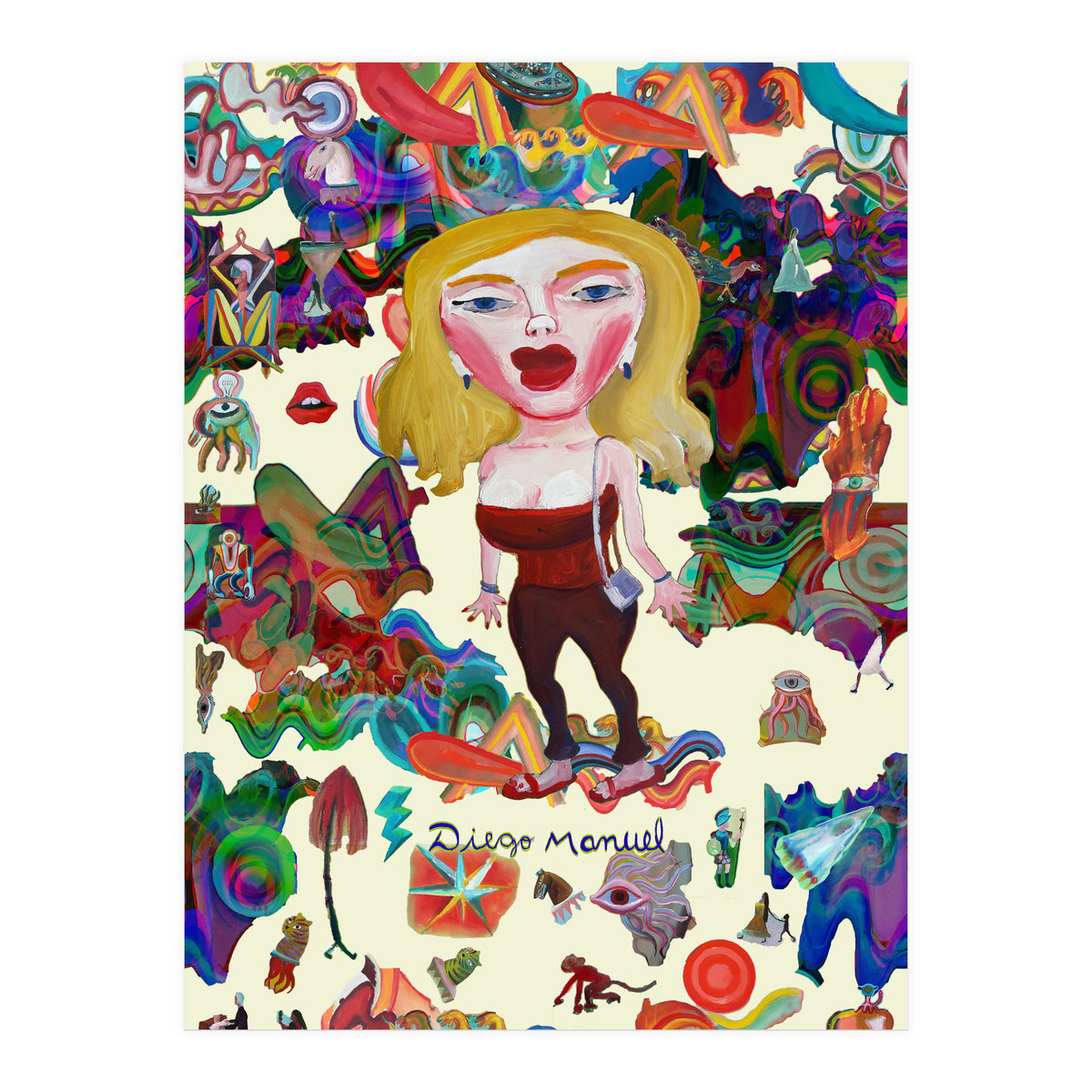 Graffitis 2021 Tapiz 51 B (Print Only)